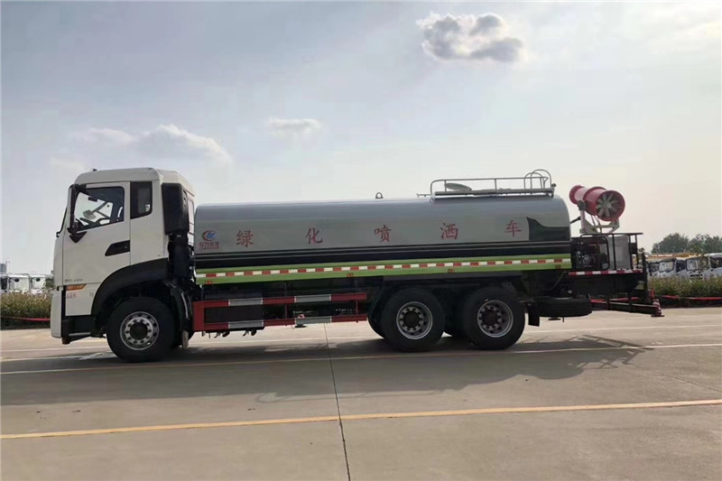 東風(fēng)天龍后八輪20噸噴霧車，國六綠化噴灑車